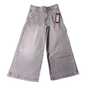 Weekend Academy Grey Wash Kids Pleated Jeans Size 5 NWT